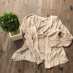 Tan cardigan